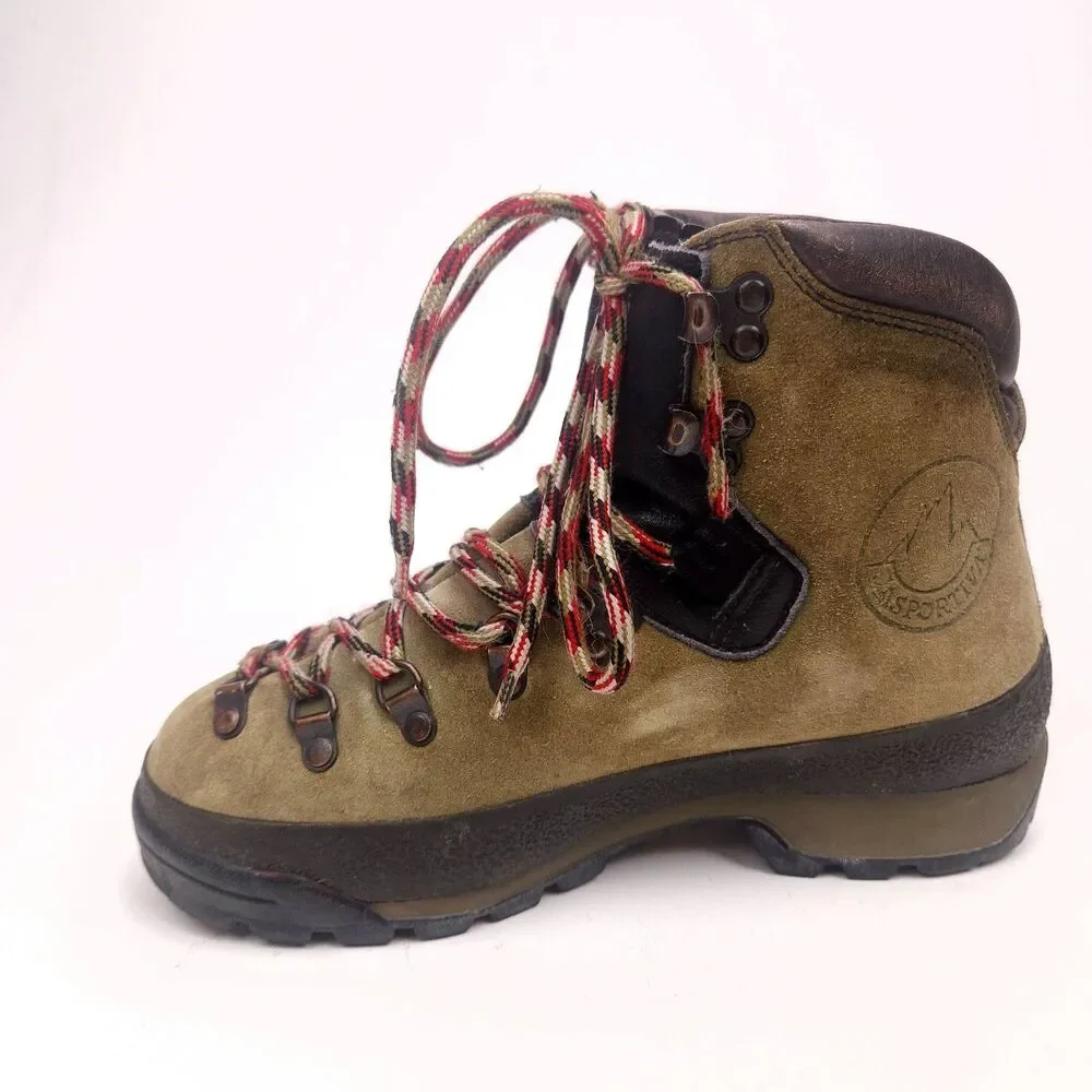 La Sportiva Jeff Lowe Italy Mountaineer Leather Hiking Boots Size 38 US Men's 6